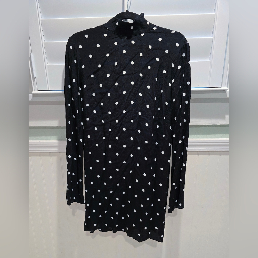 H&M Black and White Polka Dot Dress